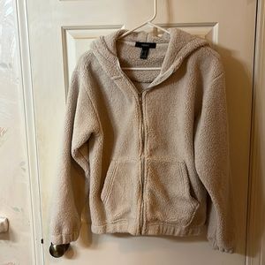 Forever 21 sherpa zip up.
